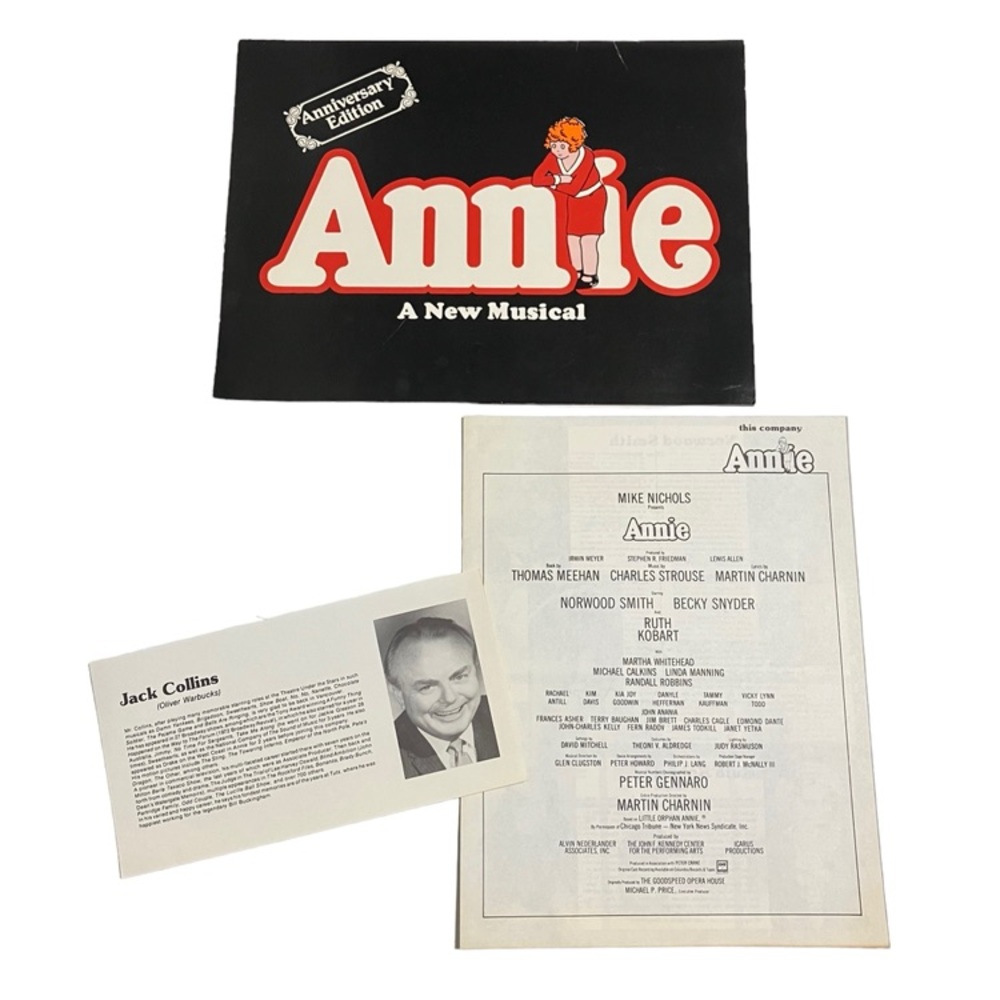 Annie Mike Nichols A New Musical Anniversary Edition Program Paperback w Inserts